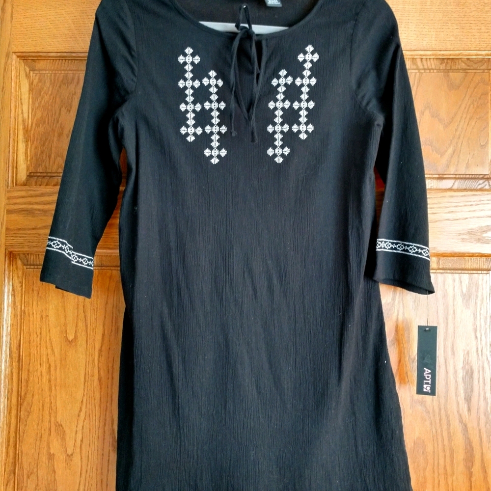 Apt. 9 Black Tunic Dress